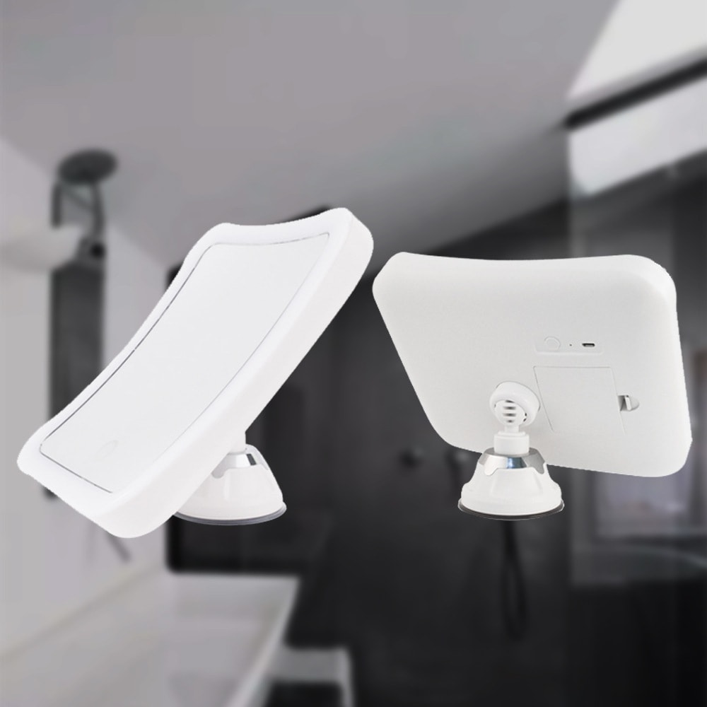 デックストッピング補光吸盤付き化粧鏡無極調光5x拡大バスルームledミュラー