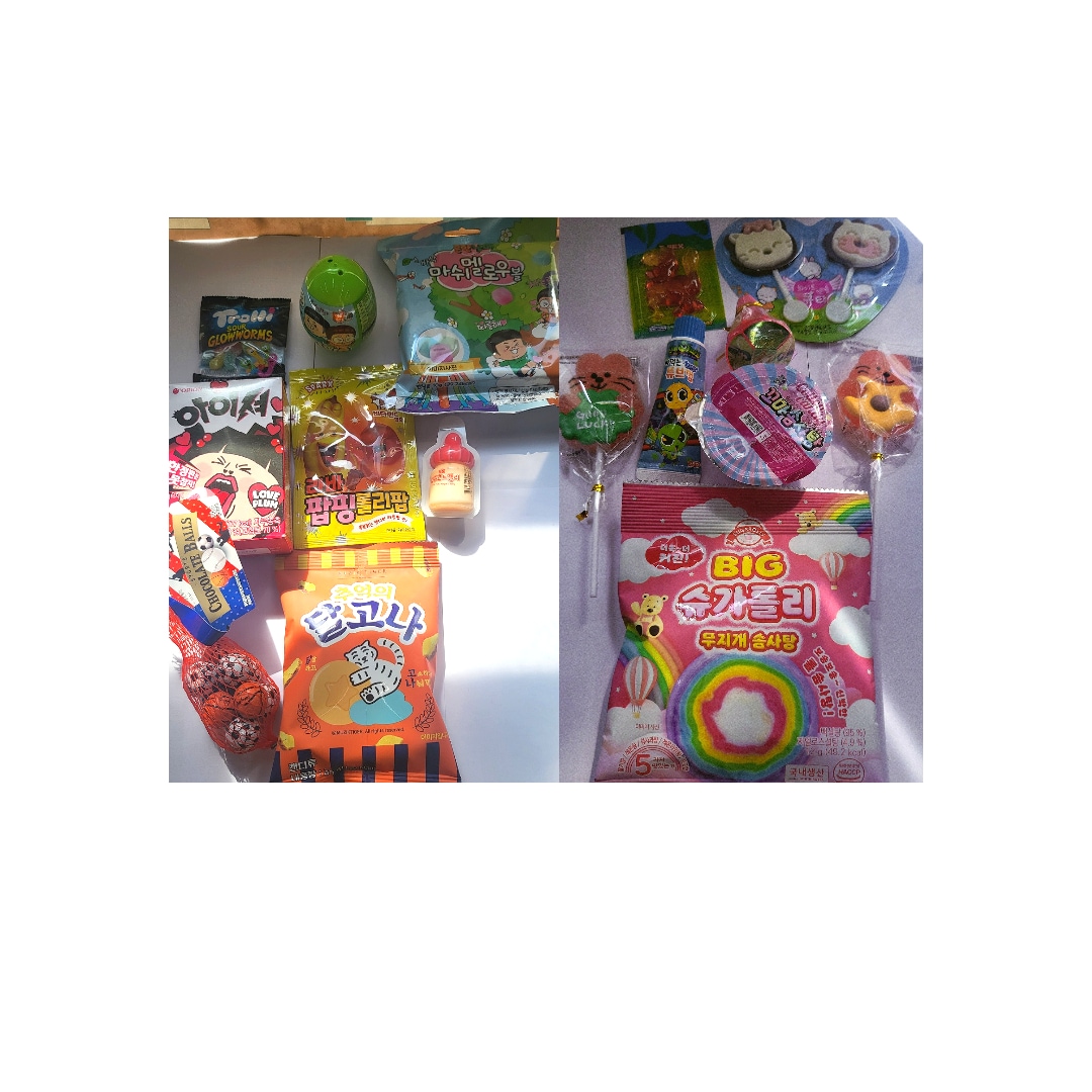 韓国 子供のおやつ タルゴナヨーグルトキャンディー ゼリーチョコレート綿菓子16種まとめ おやつプレゼント