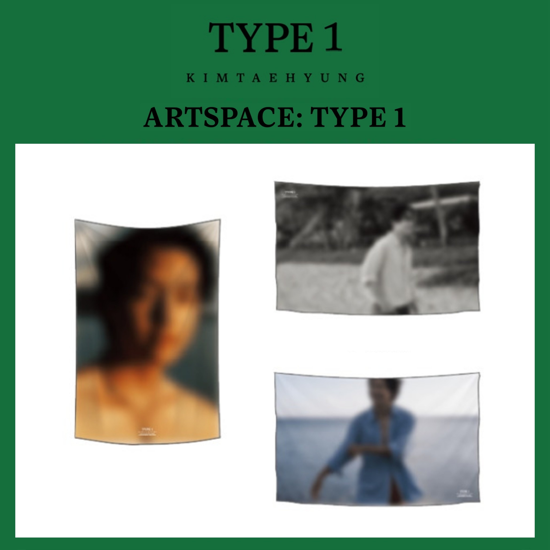 【国内発送】 【公式】 BTS 【 FABRIC POSTER 】 BTS V ARTSPACE：TYPE 1 IN SEOUL 公式MD