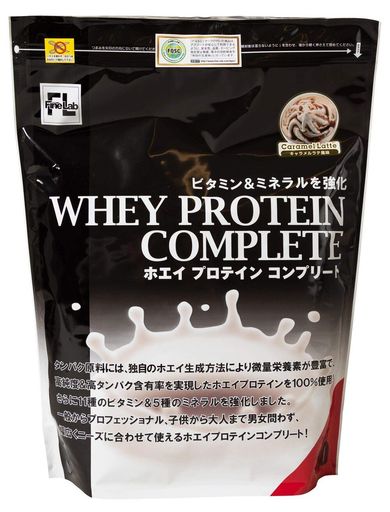ファインラボ ホエイプロテイン コンプリート 1KG キャラメルラテ風味