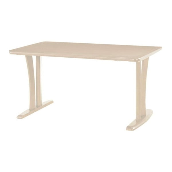 筑波産商 CCM4 ダイニングテーブル 165-85 X 2本脚 WH メーカー直送