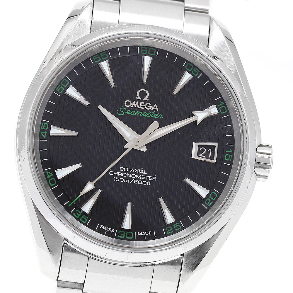 オメガ OMEGA 231.10.42.21.01.001 シーマスター アクアテラ コーアクシャル 自動巻き メンズ 保証書付き_901213【中古】