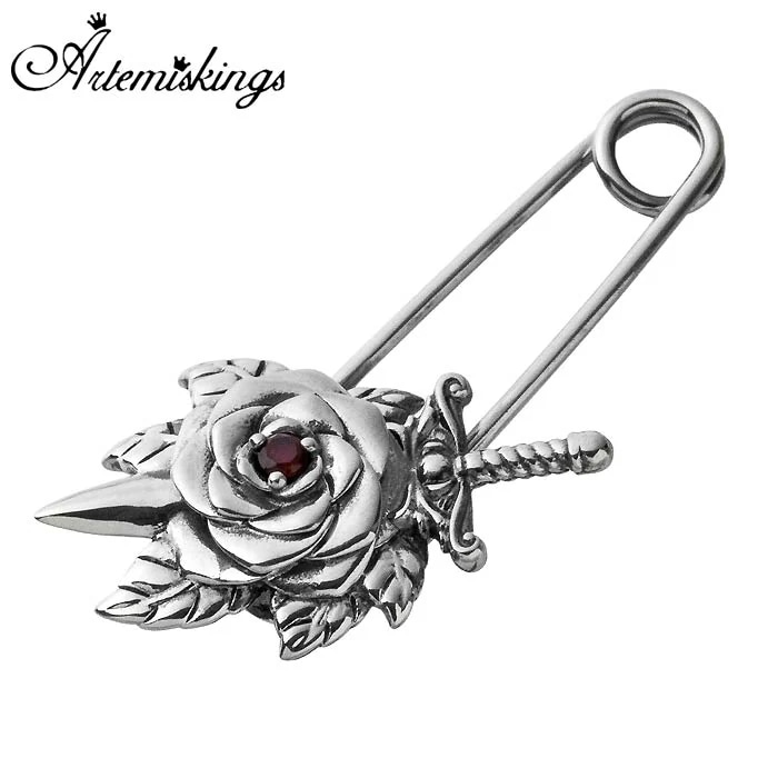 アルテミスキングス ARTEMIS KINGS 薔薇 ローズ シルバー セーフティピン AKEX0002 AKEX0002 8,360円