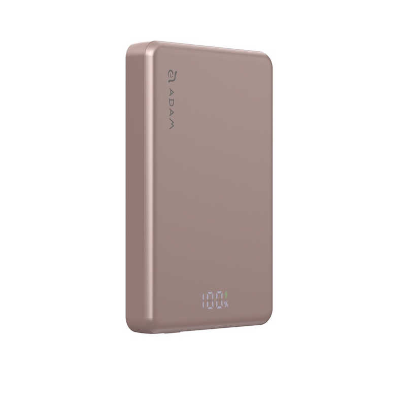 ADAMELEMENTS　超薄型マグネットワイヤレス充電モバイルバッテリー PD60W 10000mAh　APBADVTL10PK