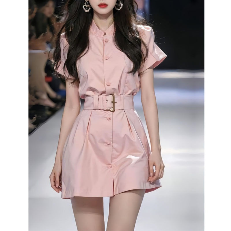 G Duanjingzi の年の美しいalpine Empire Sisters スタイルの For Women ピンクドレス2025 Suer