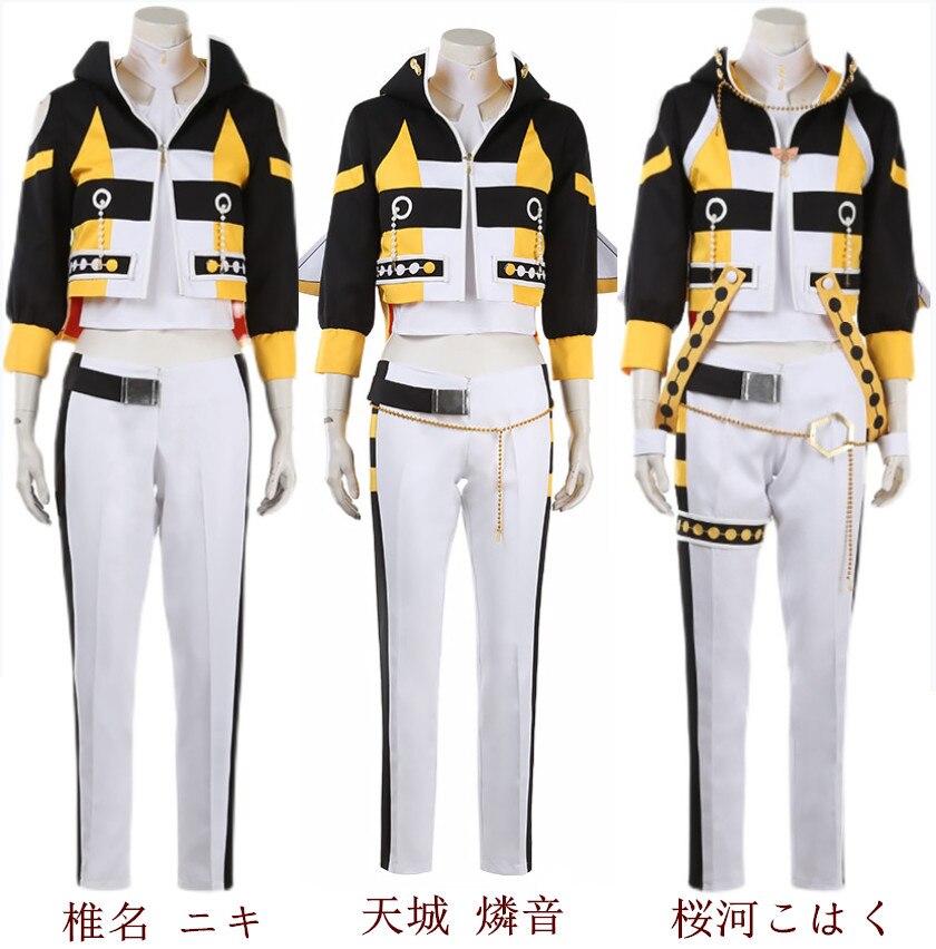 コスプレ 変装 仮装 桜河こはく あんさんぶる 燐音 天城 コスチューム ニキ 椎名 蜜蜂のリーダー