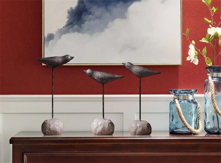 超人気インスタグラムで話題 早い者勝ち デコレーション クリエイティブ リビング ワインキャビネット リビング デコレーション ソフトデコレーション 上品映え アメリカン レトロ バード