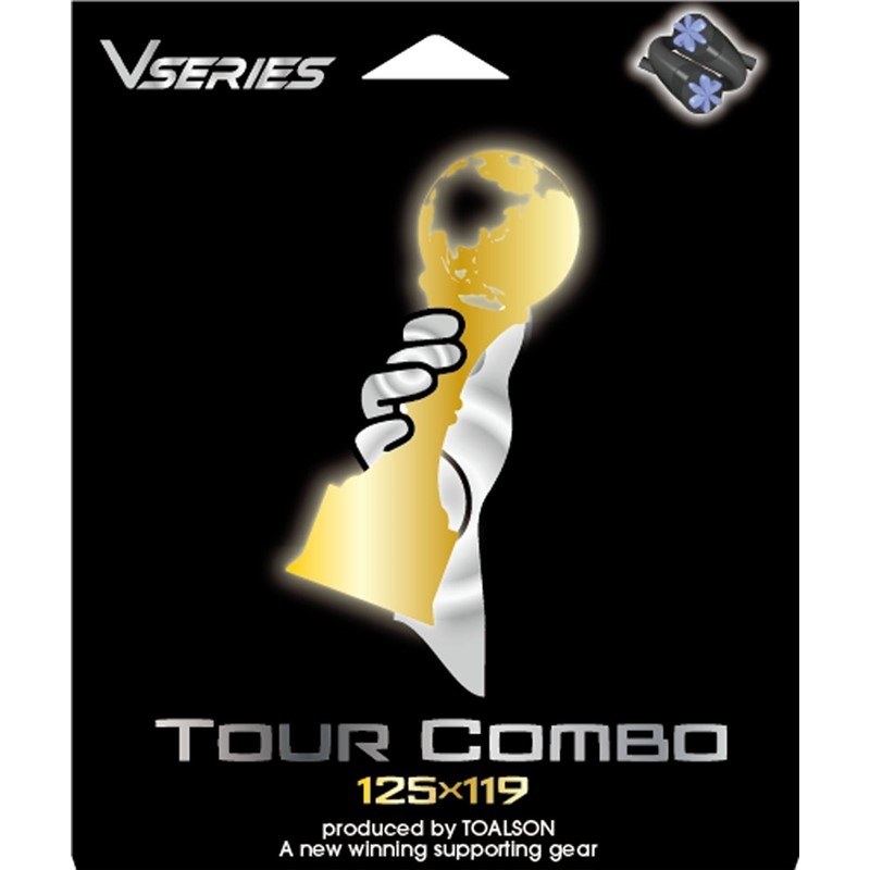 toalson(トアルソン) 硬式 TOUR COMBO BOX BK/BK テニス硬式 ガツト (78801001)