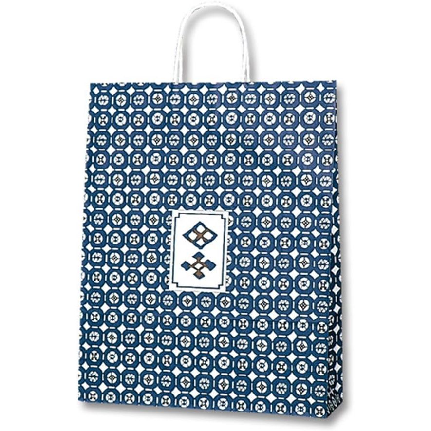 （まとめ買い）シモジマ HEIKO 手提げ紙袋 25チャームバッグ 25CB 2才 古銭 50枚 幅320xマチ115x高410mm 003223600 [x3セット]