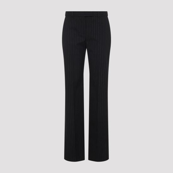 ALEXANDER MCQUEEN Women Straight Pants 858326 QJAFX 1389 BLACK GOLD
