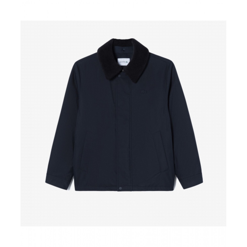 LACOSTE メンズコーデュロイカラーダウン [ネイビー]