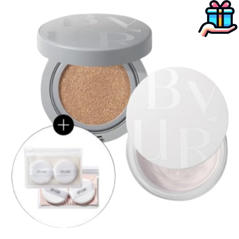 [韓国人気1+1]セラムフィット フルカバー マット クッション&ルース フェイス パウダー 企画セット + 密着 パフ 2P + パウダー パフ 2P 贈呈 カバー 毛穴 皮脂 韓国コスメ 正規品