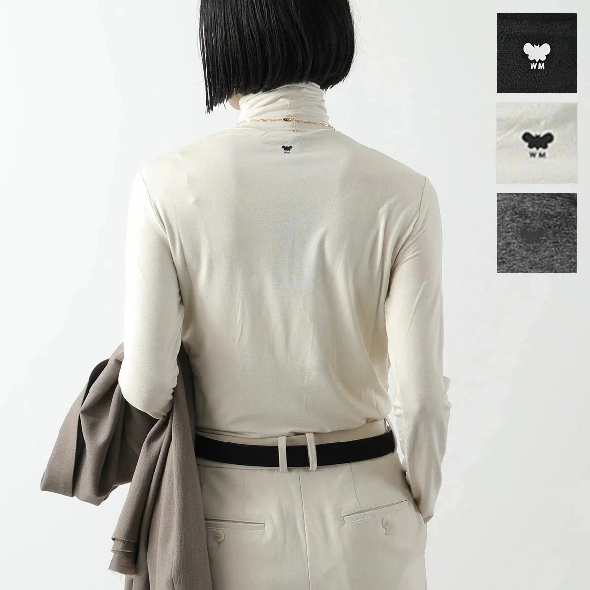 MAX MARA Weekend マックスマーラ ウィークエンド 長袖 Tシャツ MULTIF マルチ レディース カットソー ロンT タートルネック カラー3