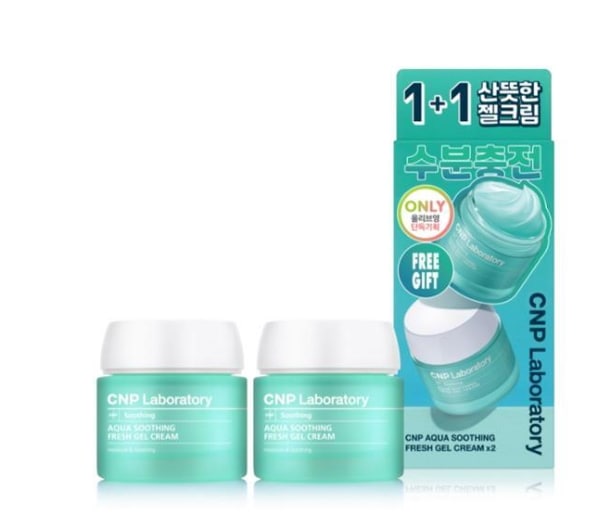 [1+1企画] アクア スージング クリーム 1+1企画 50ml X 2個 水分ジェルタイプ 保湿バリア形成 弱酸性涼しい使用感クーリング効果 肌 鎮静 スージングタイ