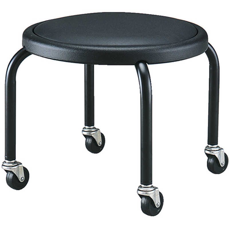 トラスコ中山 作業用チェア Φ360XH330 キャスター付 VR2N