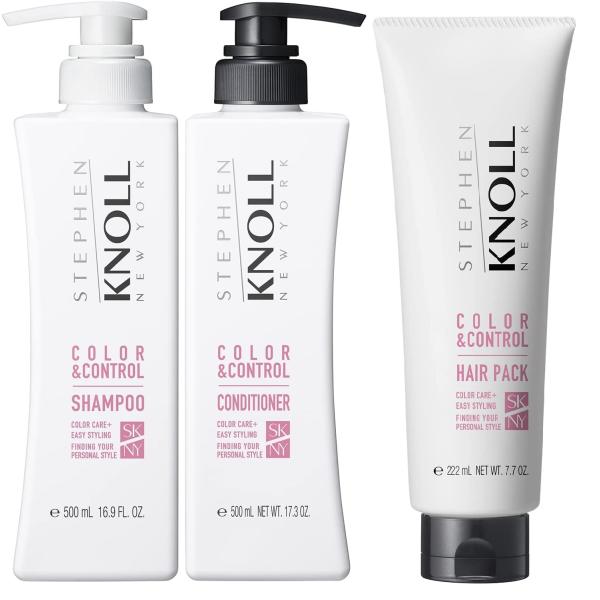 スティーブンノル　カラーコントロール　W　シャンプー コンデショナー ヘアパック　３本セット