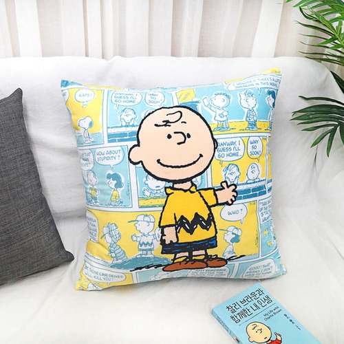 スヌーピー チャーリーブラウン 50x50cm かわいい キャラクタークッション