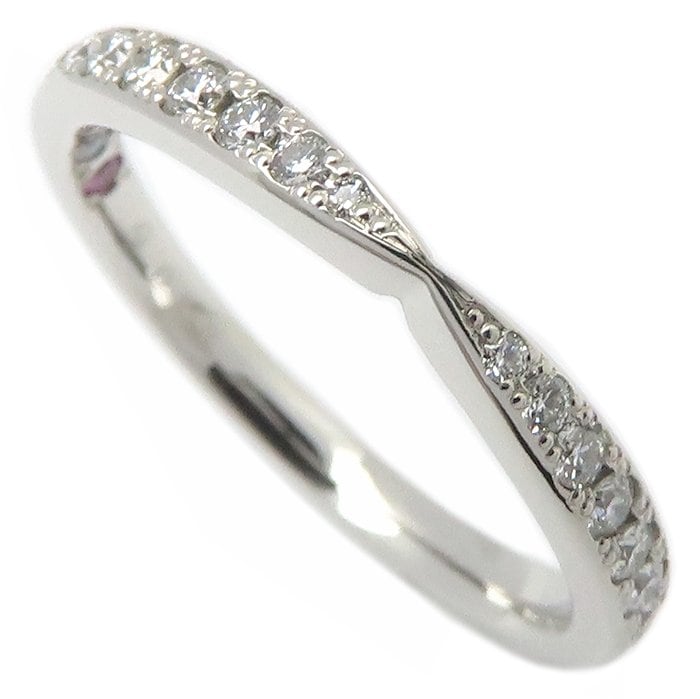 銀座ダイヤモンドシライシ DAIAMOND SHIRAISHI ディアナ ディー リング ハーフエタニティ ダイヤモンド0.158ct 10号/295550【中古】