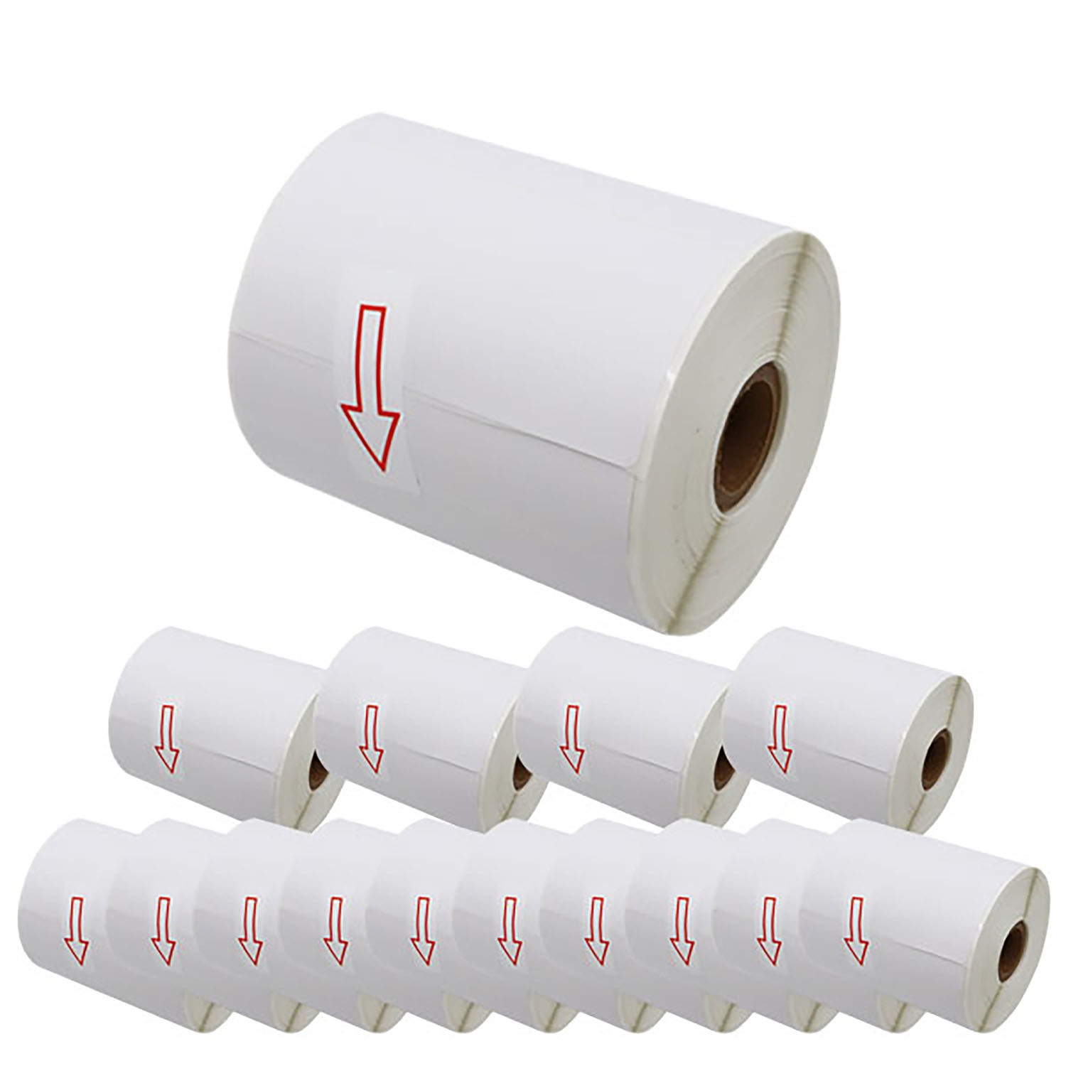 ブラザー用 RDロール プレカット紙ラベル (感熱紙) RD-S03J1 互換品 102mm×50mm 829枚入り 15個セット