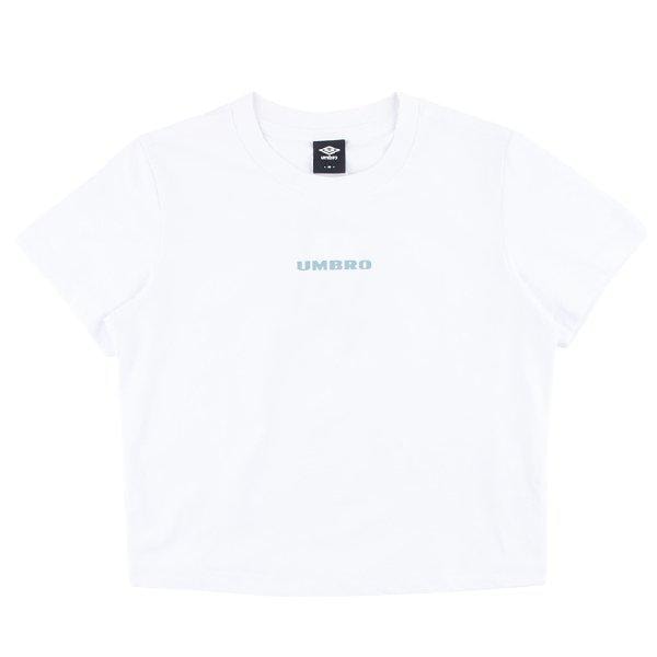 ウーマンズ フレッシュ レタリング クロップ 半袖Tシャツ UQ122SRS17 WHT