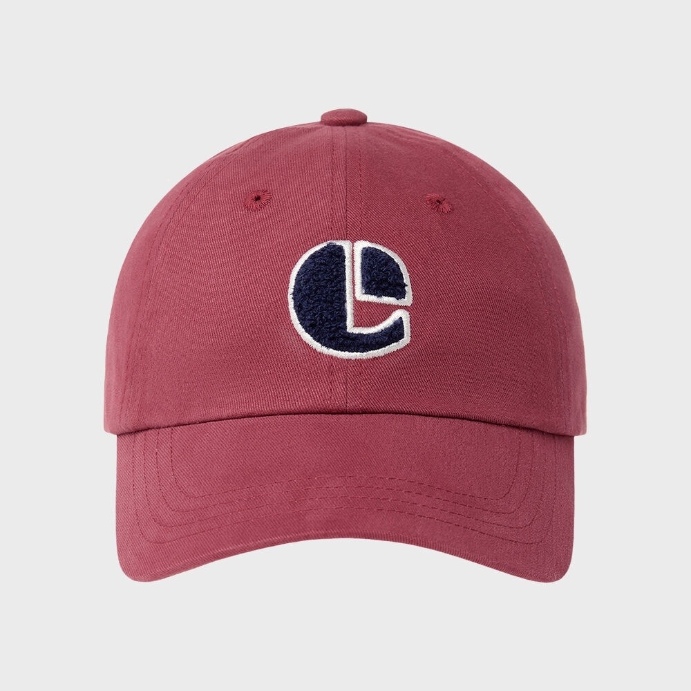 IMIS BOUCLE ビンテージロゴボールキャップ-レッド