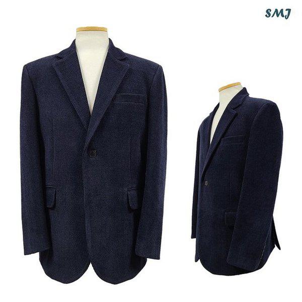 SMJ1047 メンズコンビジャケット レギュラーフィット ミドルエイジ 男性 シェニール コンビ FW