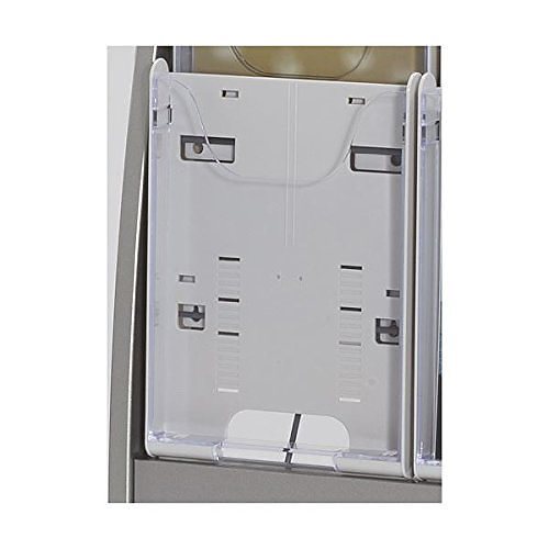 （まとめ買い）ナカキン パンフレットケース ホワイト 2個入 PCS-2-W [x3]