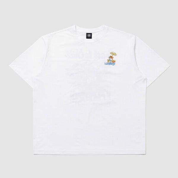 ダイヤモンドエスケープバカンスフレッシュ半袖Tシャツ UR223CRS58 WHITE