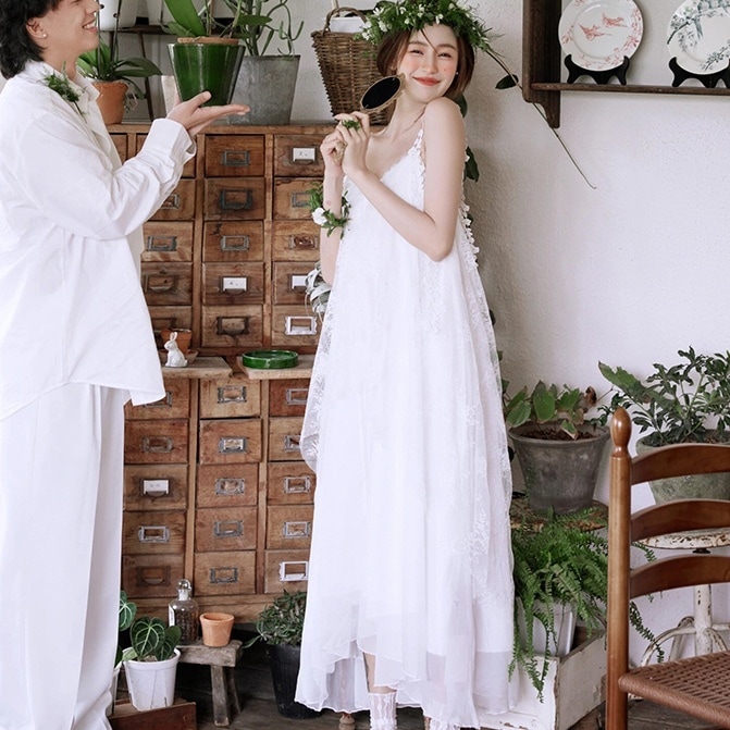 ワンピース ロングワンピース キャミソールワンピース セミフレア ロング丈 アシンメトリー 刺繡 シースルー かわいい 大人可愛い きれいめ シンプル カジュアル 上品 おしゃれ かっこいい 大人女子