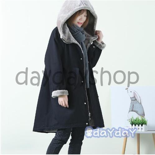 トレンチコート レディース 厚手 裏ボア スプリングコート コート 裏起毛 冬 ロング丈 アウター チェスター ジャケット