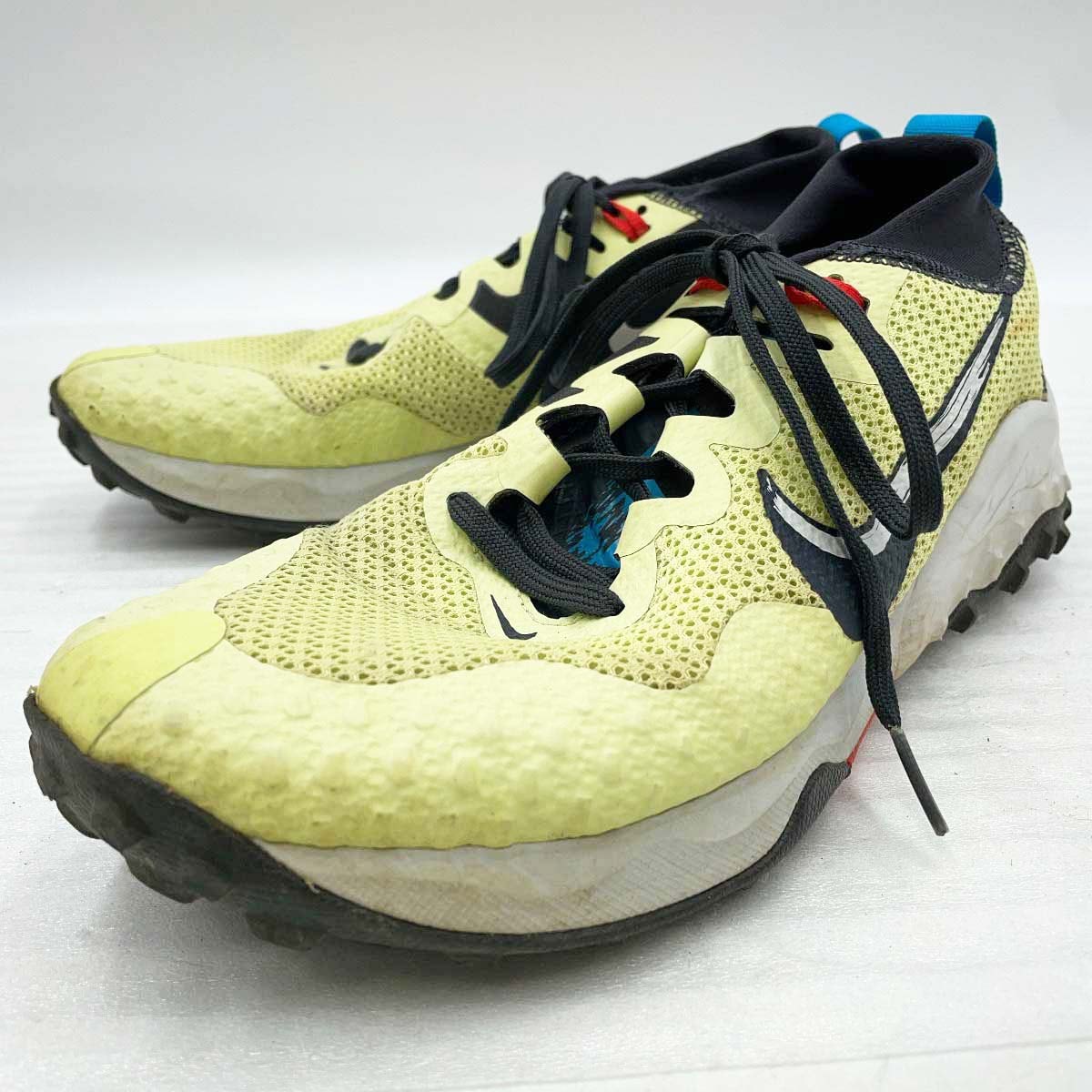【中古】ナイキ Wildhorse 7 Limelight ワイルドホーストレイルランニングシューズ 26cm CZ1864-300 NIKE 海外限定日本未発売