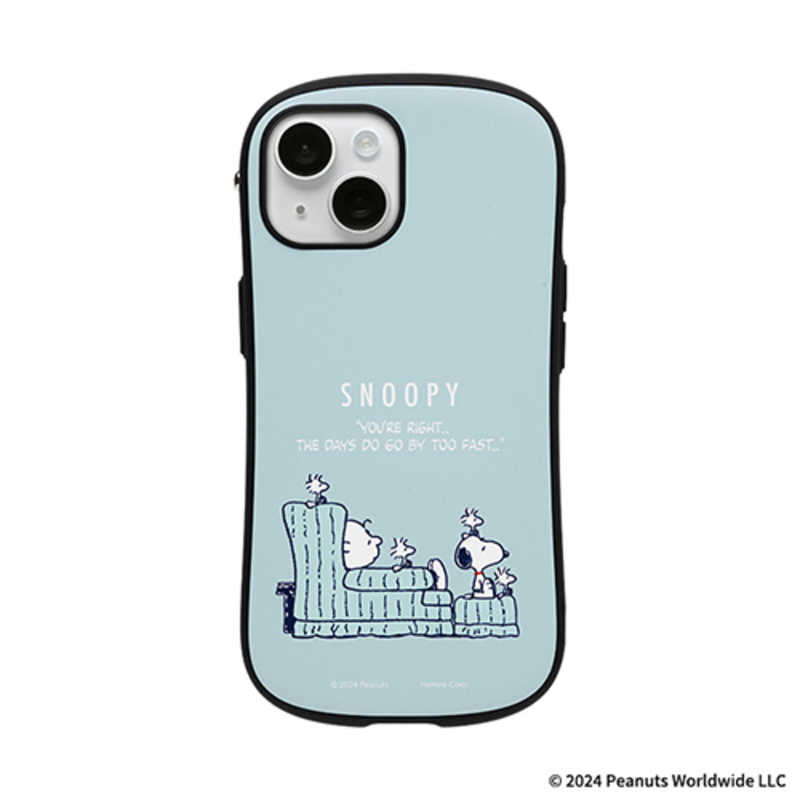 HAMEE　［iPhone 15/14/13専用］PEANUTS/ピーナッツ iFace First Class MagSynq KUSUMI ケース くすみブルー/ソファ　41-986523 4,963円