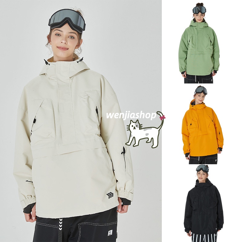 スノーボードウェア 2024 2025 単品 トップス メンズ レディース ジャケット スウェット パーカー 3Lウィンタースポーツ 防寒着 韓国風 防水 スノーウェア スキーウェア スノボウェア