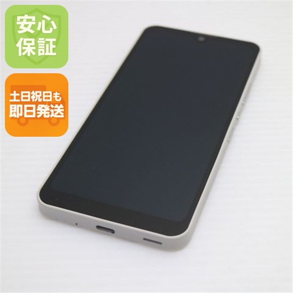 美品 AQUOS wish A104SH アイボリー スマホ 白ロム 中古 土日祝発送OK 128
