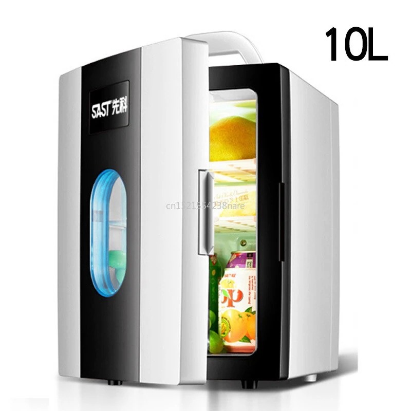 美容品を保存する 10Lカー冷蔵庫 小型 新品カーデュアルユース冷凍小型家庭学生寮冷蔵ミニ冷暖房ボックス コンパクト