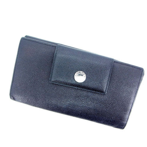Wホック財布 /長財布 ブラック 中古