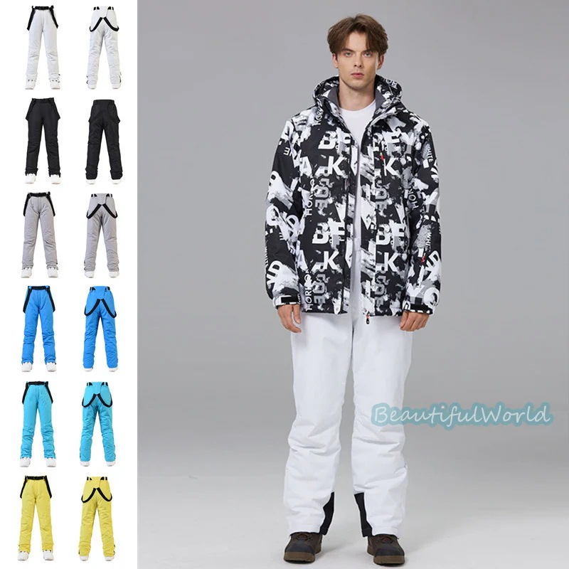 スノーボードウェア上下スキーウェア上下セットメンズスノボウェアジャケットパンツスノーウェア撥水防風保温雪遊び快適