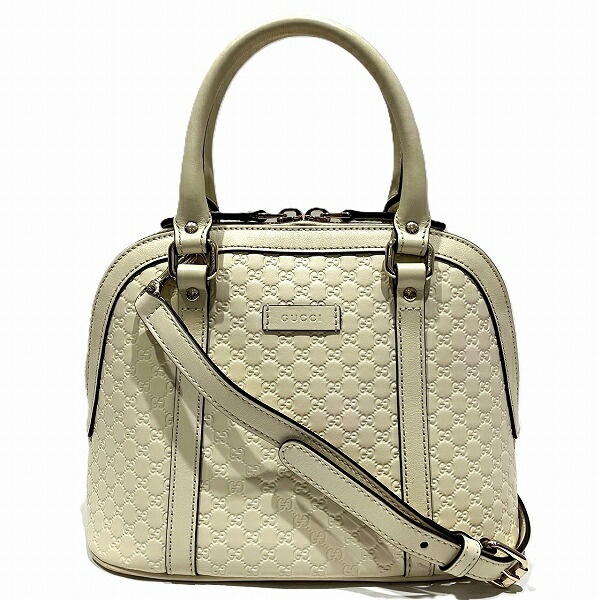 グッチ マイクロ シマ 449654 バッグ ハンドバッグ ショルダーバッグ レディース【中古】ハンドバッグ