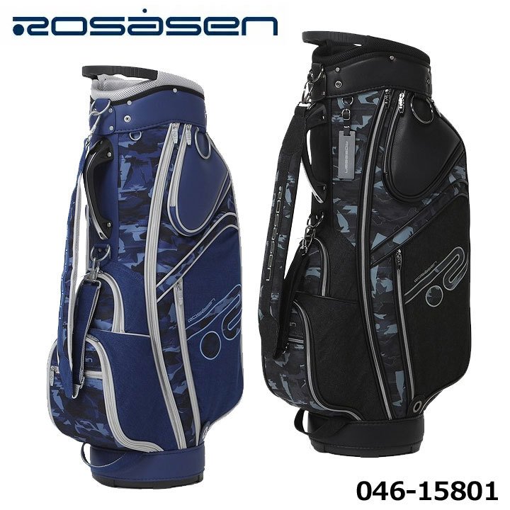 数量は多い ROSASEN ゴルフ キャディバッグ カート式 8.5型 6分割