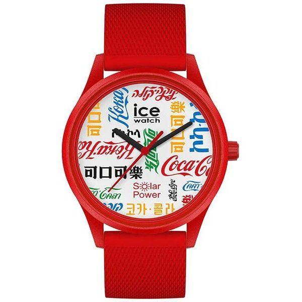 ICE Solar Power COCA-COLA&ICE WATCH �`�[�� ���b�h �~�f�B�A�� 019620