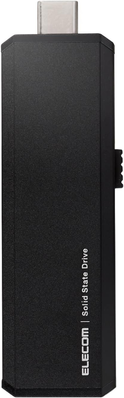 外付けSSD 250GB USB3.2(Gen1) PS5/PS4(メーカー動作確認済) スライド式 Type-C&Type-A両対応 ブラック ESD-EWA0250GBK