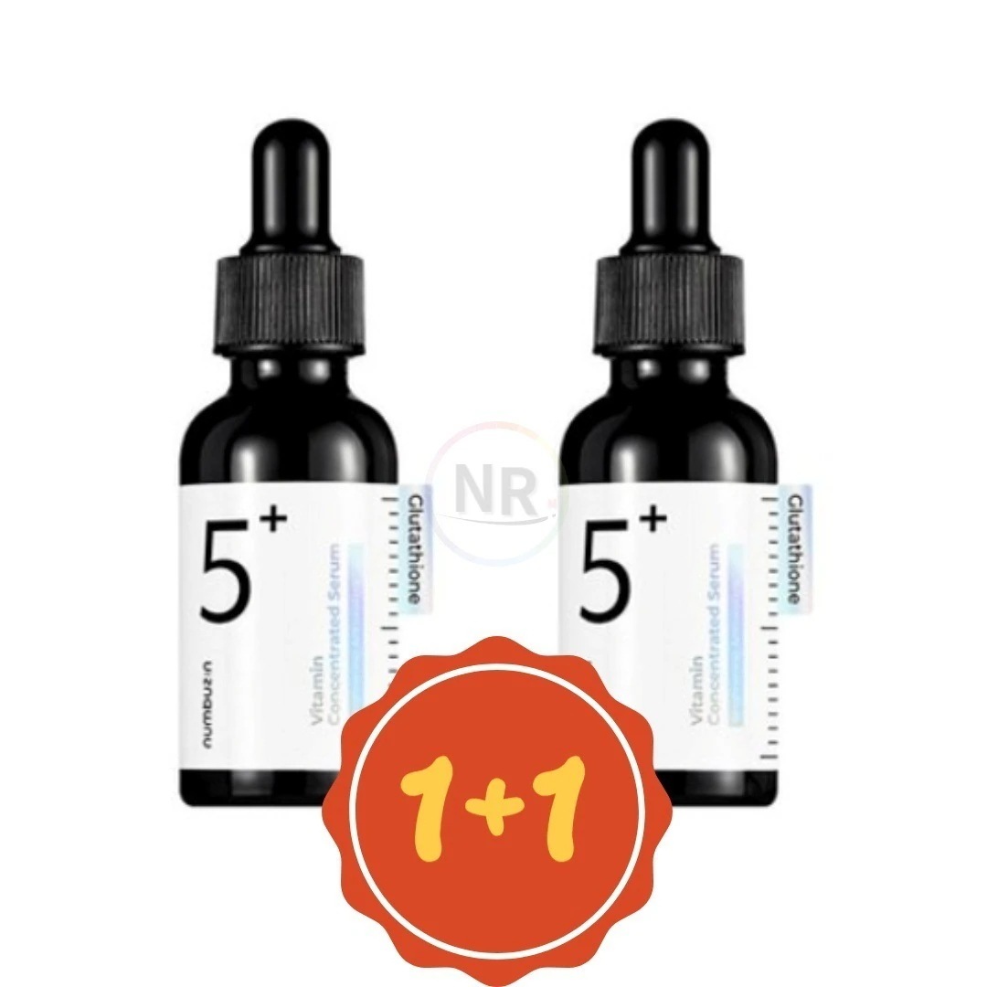 1+1 ナンバーズの5番グルタチオンCトレイルアンプル30ml