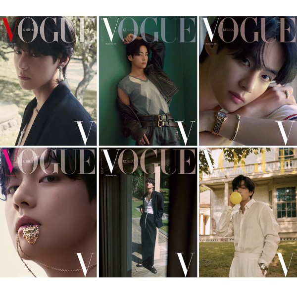 (6種セット) VOGUE KOREA 2022年10月号 表紙：BTS V