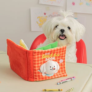 グッドナイト ノーズワークプレイブック（カシャカシャ/ピーピー/犬用おもちゃ/ぬいぐるみ/犬用品/ペット用品/愛犬/愛犬グッズ/かわいい/可愛い/オシャレ/韓国グッズ/韓国ブランド/韓国犬グッ