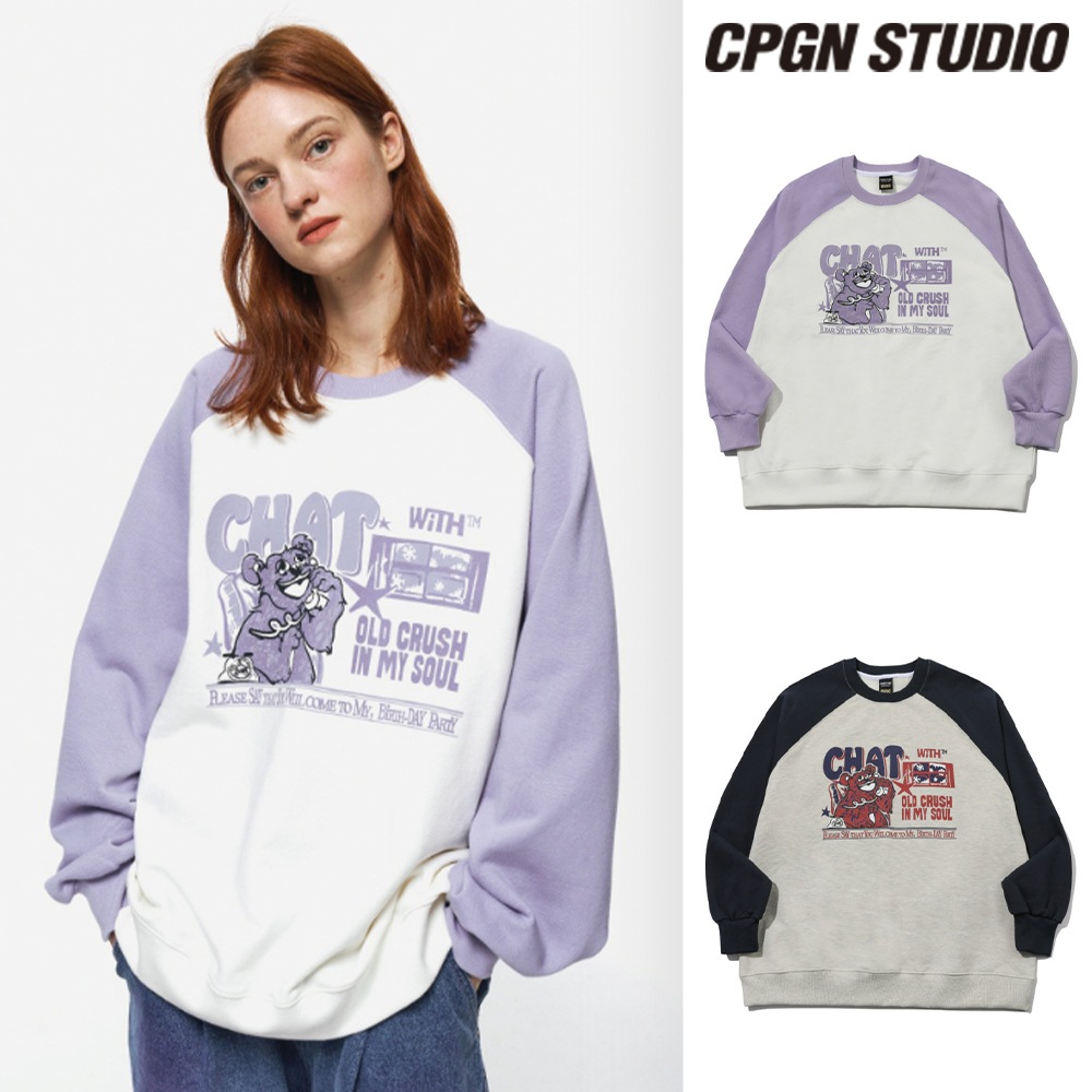 【CPGN STUDIO】 CHAT Teddy Raglan Sweatshirt
