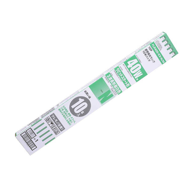 オーム電機　直管蛍光ランプ ラピッドスタート形 3波長タイプ 40W 昼白色 10本入 FLR40SEX-N/M10P [昼白色]　FLR40SEX-N/M10P