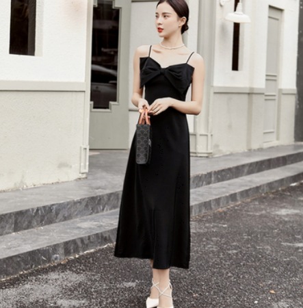 ノースリーブワンピースドレス ドレス 袖なし ノースリーブ スリム ストレート Iライン リボン かわいい 大人可愛い きれいめ シンプル 大人 上品 おしゃれ かっこいい 大人可愛い 大人女子