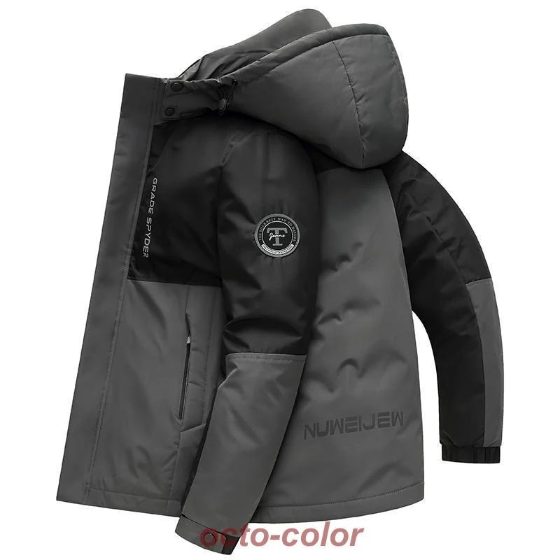 着膨れ感のない中綿コート 取り外せるフード ファスナー付きポケット ミリタリー シームレス 防寒着 メンズ 中綿ジャケット 6,712円