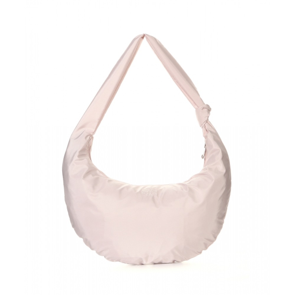 NICK&NICOLE ニコールナイロンショルダーノットバッグ_ライトピンク