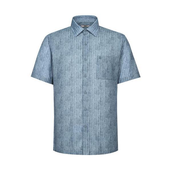 ポリ100プリント半袖シャツ__DLS3SHCS163N1